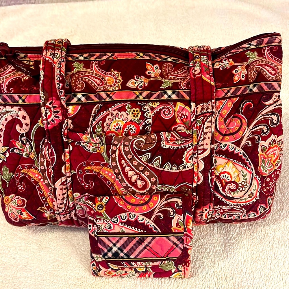 Piccadilly Plum Tote & Wallet